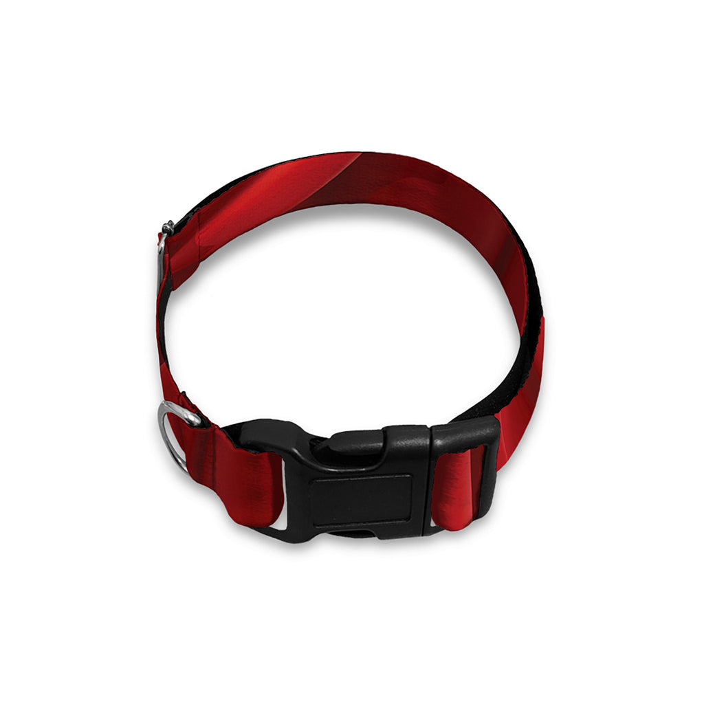 Red Curtain Theater Print Dog Collar