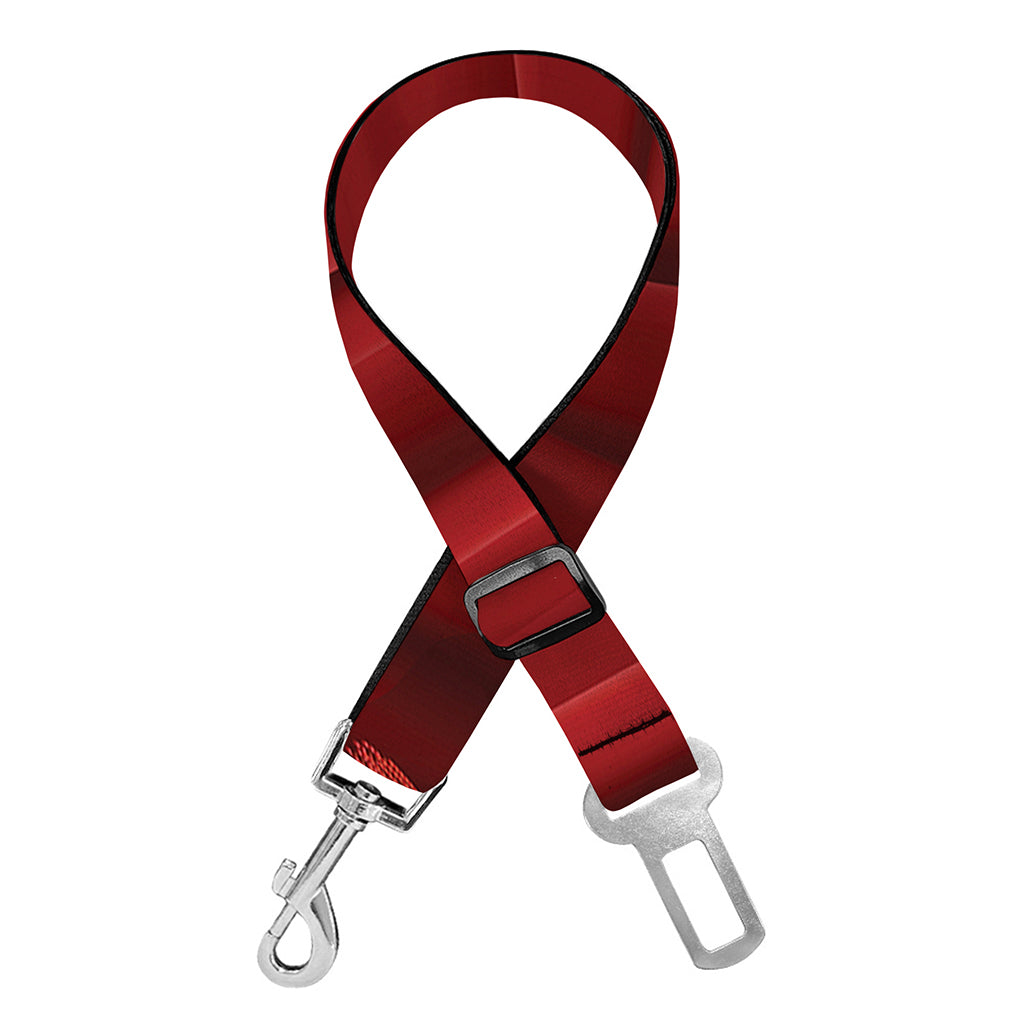 Red Curtain Theater Print Dog Seat Belt