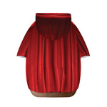 Red Curtain Theater Print Dog Zip Up Hoodie