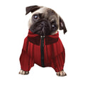 Red Curtain Theater Print Dog Zip Up Jacket