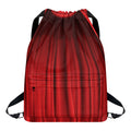 Red Curtain Theater Print Drawstring Backpack