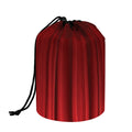 Red Curtain Theater Print Drawstring Makeup Bag