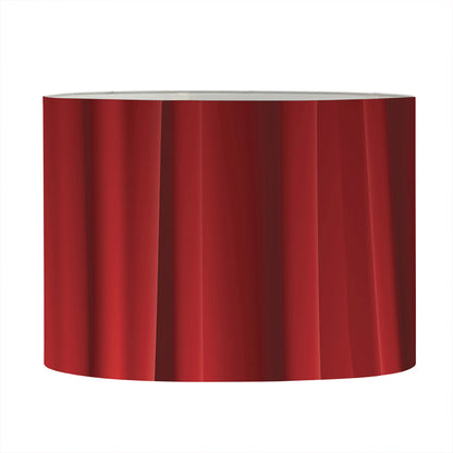 Red Curtain Theater Print Drum Lamp Shade