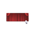 Red Curtain Theater Print Extended Mouse Pad