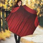 Red Curtain Theater Print Foldable Umbrella