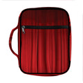 Red Curtain Theater Print Front Pocket Bible Bag