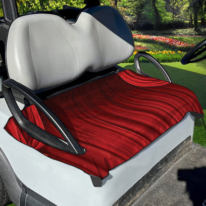 Red Curtain Theater Print Golf Cart Seat Cover