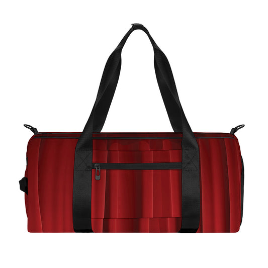 Red Curtain Theater Print Gym Bag