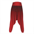Red Curtain Theater Print Hammer Pants