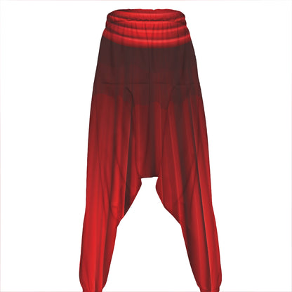 Red Curtain Theater Print Hammer Pants