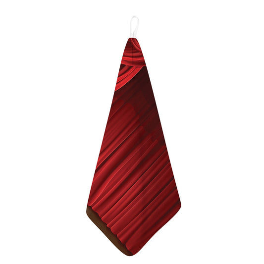 Red Curtain Theater Print Hand Towel