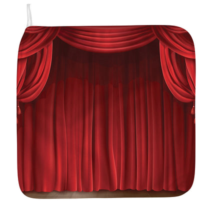 Red Curtain Theater Print Hand Towel