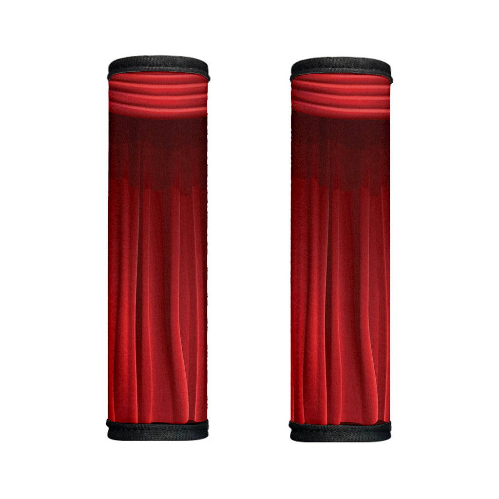 Red Curtain Theater Print Handle Covers