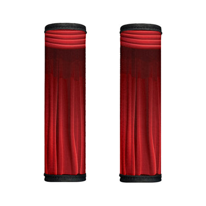 Red Curtain Theater Print Handle Covers
