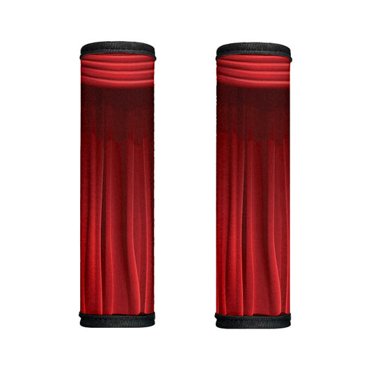 Red Curtain Theater Print Handle Covers