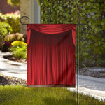 Red Curtain Theater Print House Flag
