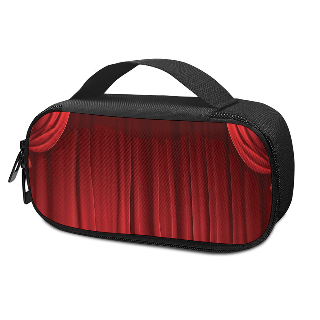Red Curtain Theater Print Insulin Cooler Travel Case