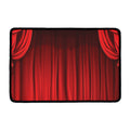 Red Curtain Theater Print Kitchen Mat