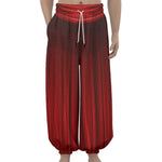 Red Curtain Theater Print Lantern Pants