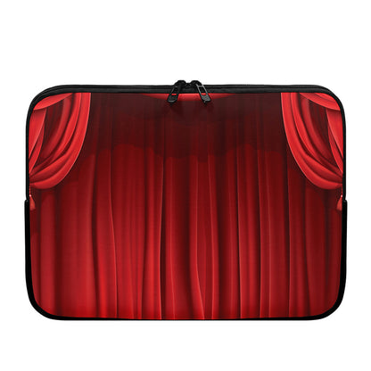 Red Curtain Theater Print Laptop Sleeve