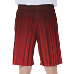 Red Curtain Theater Print Men's Beach Shorts