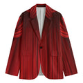Red Curtain Theater Print Men's Blazer