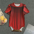 Red Curtain Theater Print Men's Bodysuit