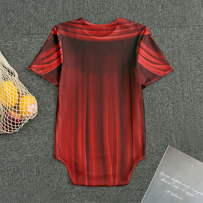 Red Curtain Theater Print Men's Bodysuit