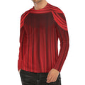Red Curtain Theater Print Men's Long Sleeve Rash Guard