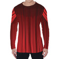 Red Curtain Theater Print Men's Long Sleeve T-Shirt