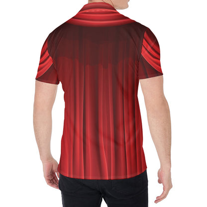 Red Curtain Theater Print Men's Shirt