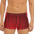 Red Curtain Theater Print Men's Short Boxer Briefs