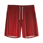 Red Curtain Theater Print Men's Sports Shorts