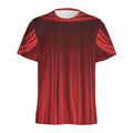 Red Curtain Theater Print Men's Athletic T-Shirt