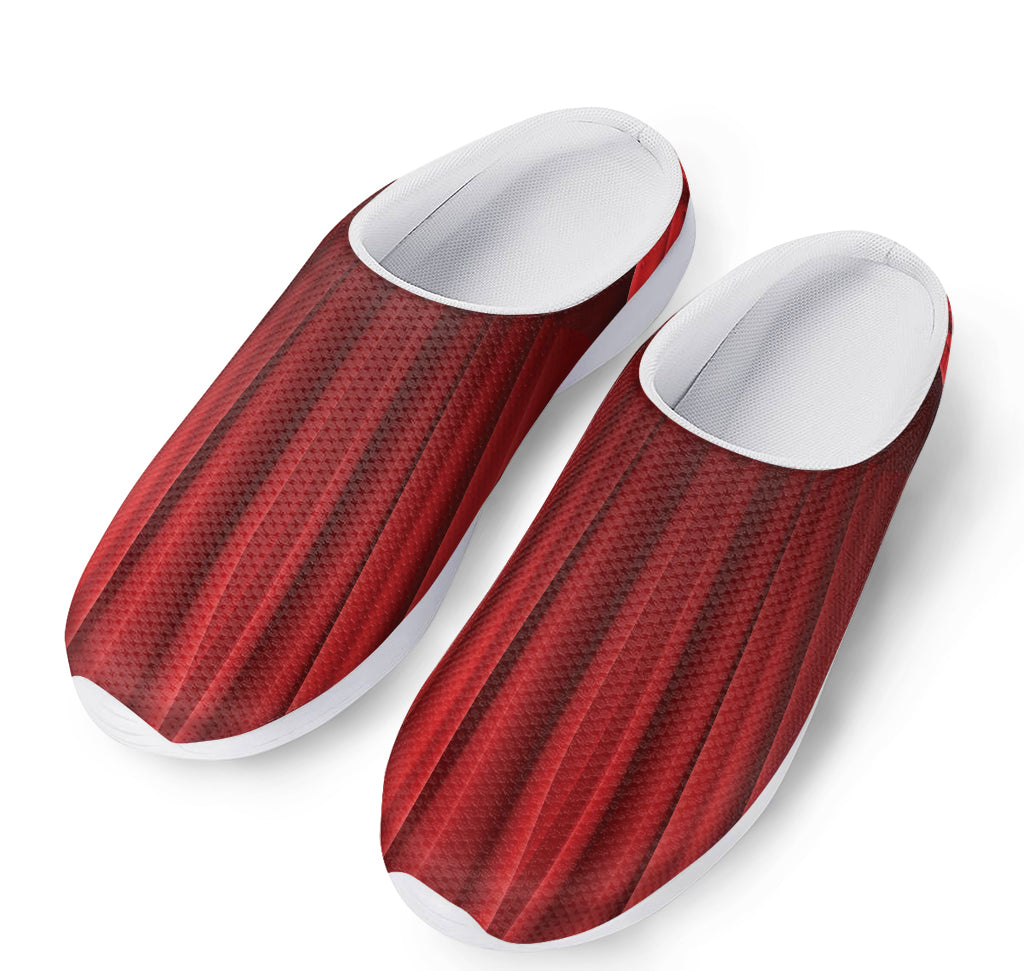 Red Curtain Theater Print Mesh Casual Shoes