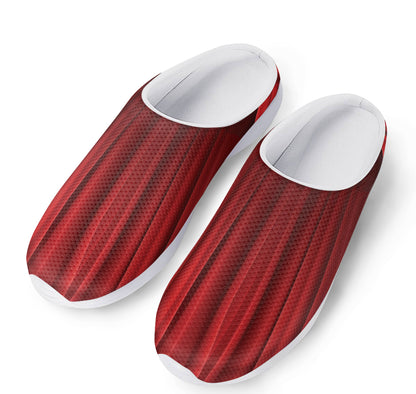 Red Curtain Theater Print Mesh Casual Shoes
