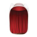 Red Curtain Theater Print Mesh Laundry Hamper