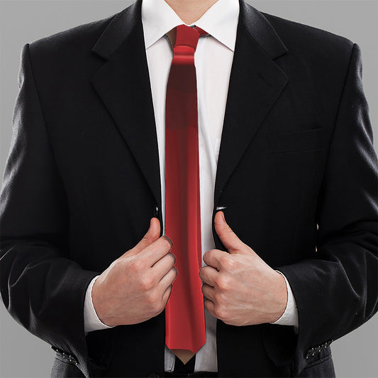 Red Curtain Theater Print Necktie