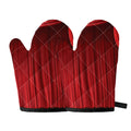 Red Curtain Theater Print Oven Mitts