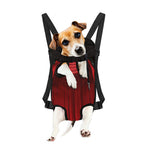 Red Curtain Theater Print Pet Carrier Backpack