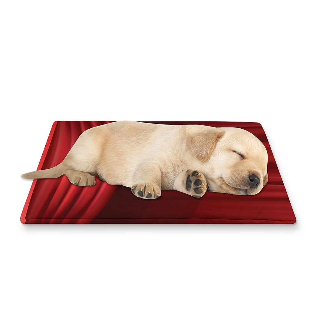 Red Curtain Theater Print Pet Cooling Mat Cover