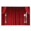Red Curtain Theater Print Placemat