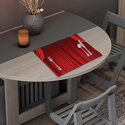 Red Curtain Theater Print Placemat