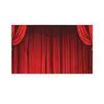 Red Curtain Theater Print Polyester Flag