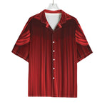 Red Curtain Theater Print Rayon Hawaiian Shirt
