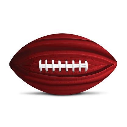 Red Curtain Theater Print Rugby Ball