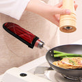 Red Curtain Theater Print Skillet Handle Cover