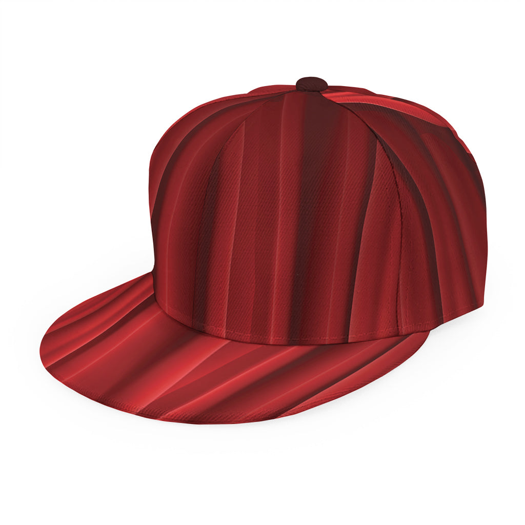 Red Curtain Theater Print Snapback Cap