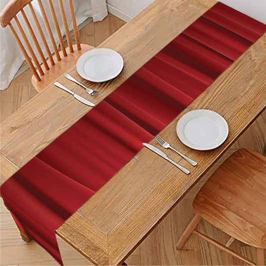 Red Curtain Theater Print Table Runner