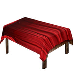 Red Curtain Theater Print Tablecloth